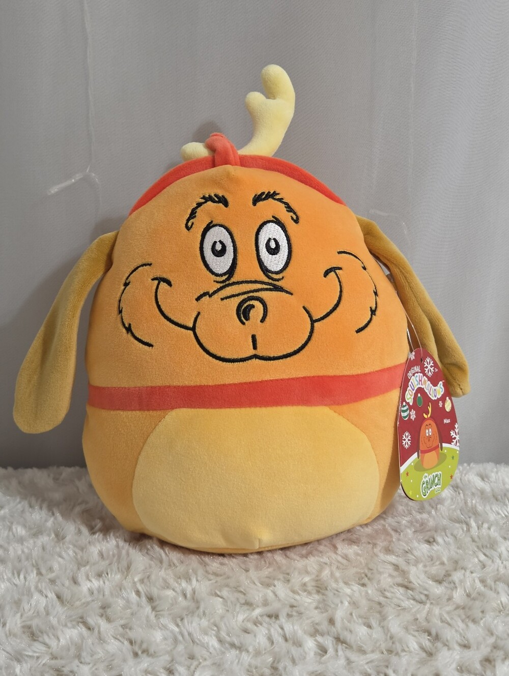 Squishmallows - Max The Dog From The Grinch Movie Super Soft Plush